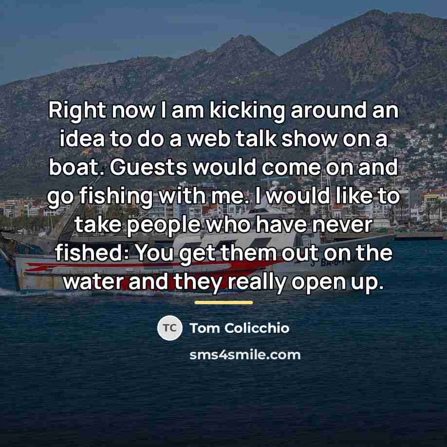 “Right now I am kicking around an idea to do…” quote by Tom Colicchio