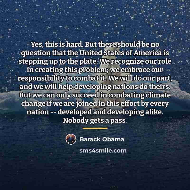 “Yes, this is hard. But there should be no question…” quote by Barack Obama