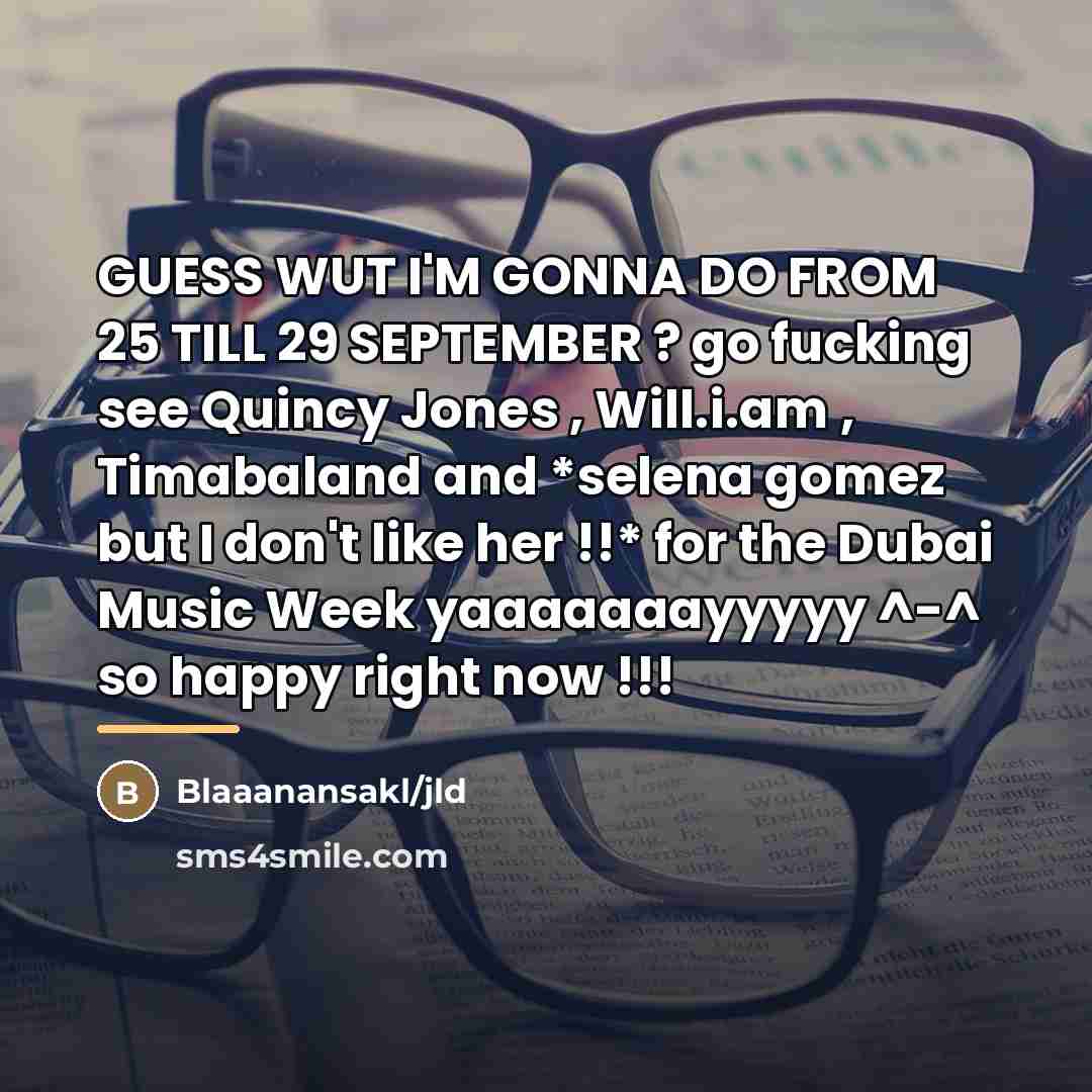 “GUESS WUT I'M GONNA DO FROM 25 TILL 29 SEPTEMBER…” quote by Blaaanansakl/jld