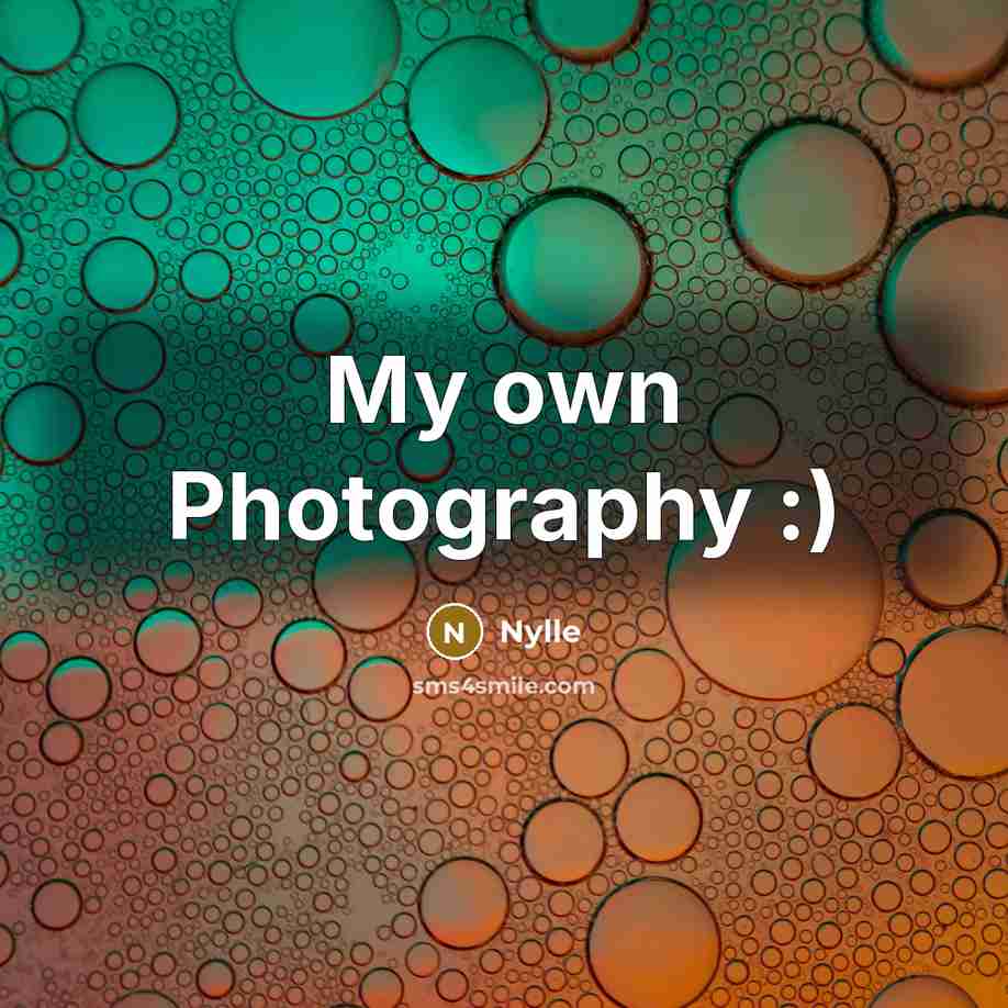 “My own Photography :)…” quote by Nylle