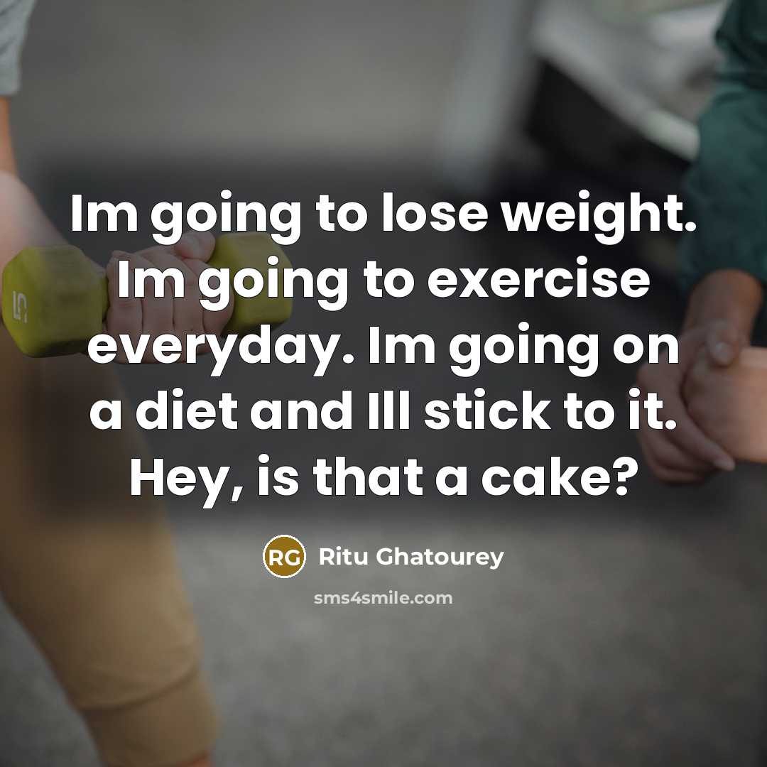 “Im going to lose weight. Im going to exercise everyday.…” quote by Ritu Ghatourey