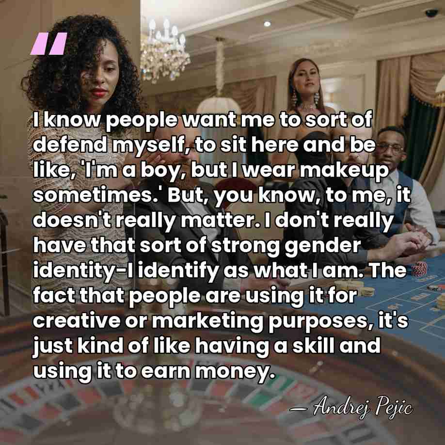 I know people want me to sort of defend myself, to sit&hellip; - Andrej Pejic