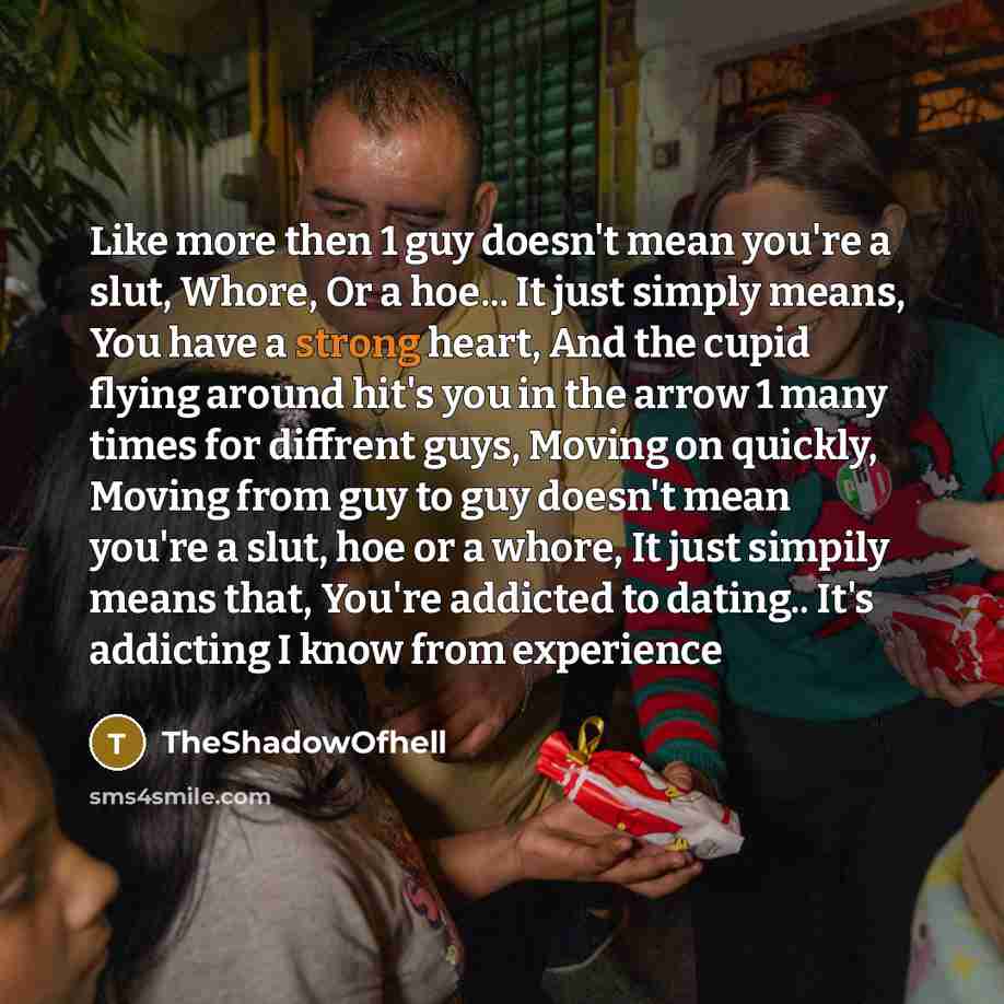 “Like more then 1 guy doesn't mean you're a slut,…” quote by TheShadowOfhell