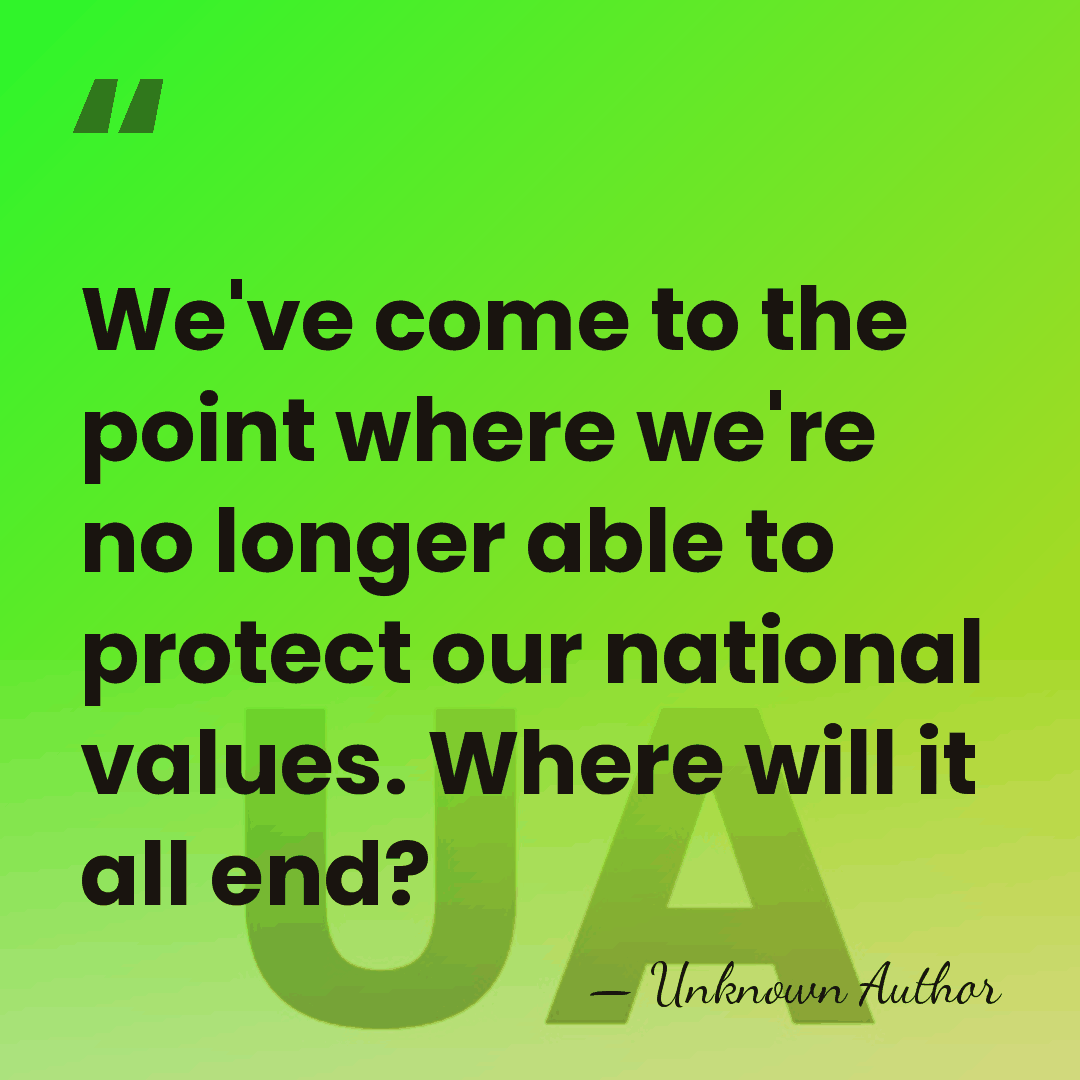 We've come to the point where we're no longer able to protect&hellip; - Unknown Author