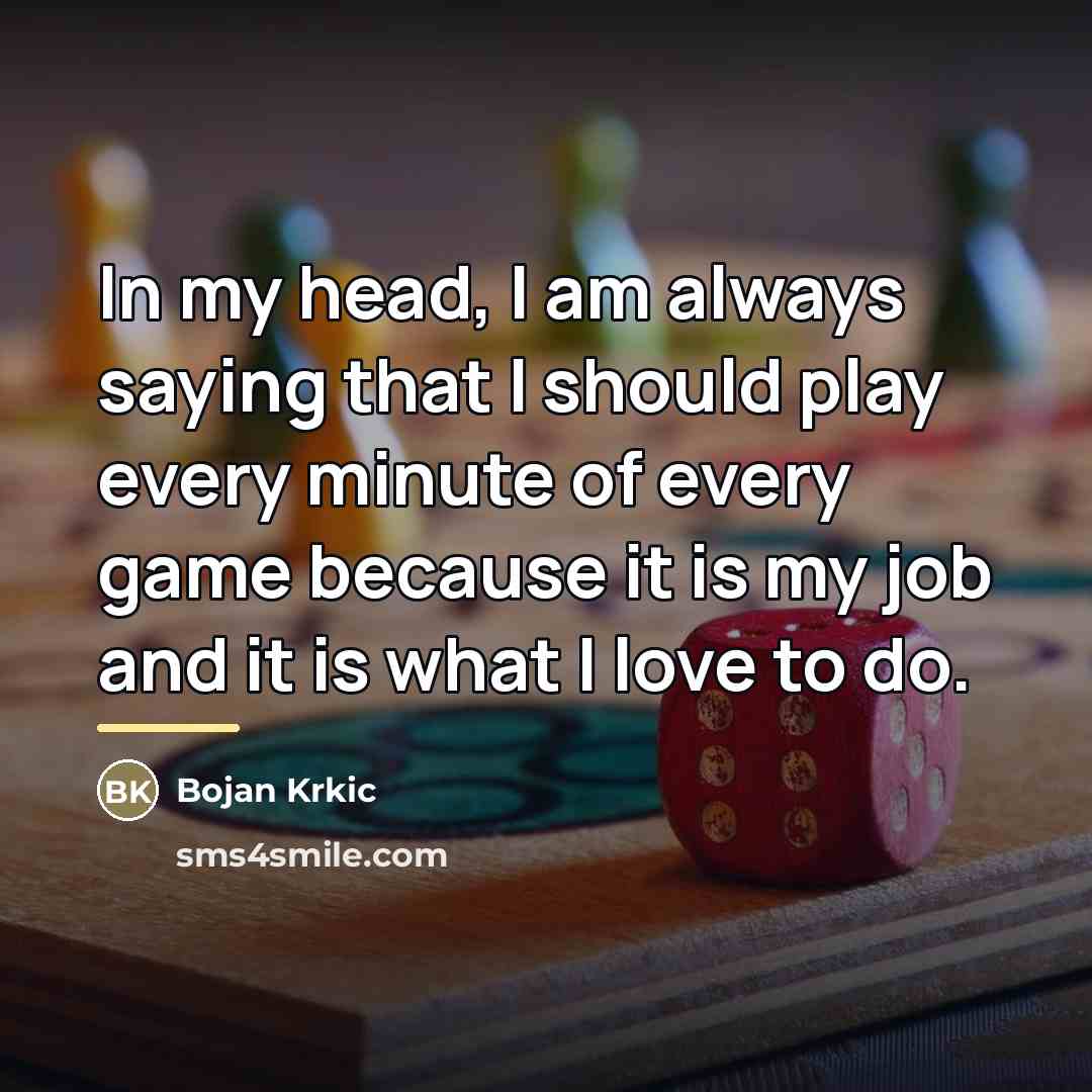“In my head, I am always saying that I should…” quote by Bojan Krkic