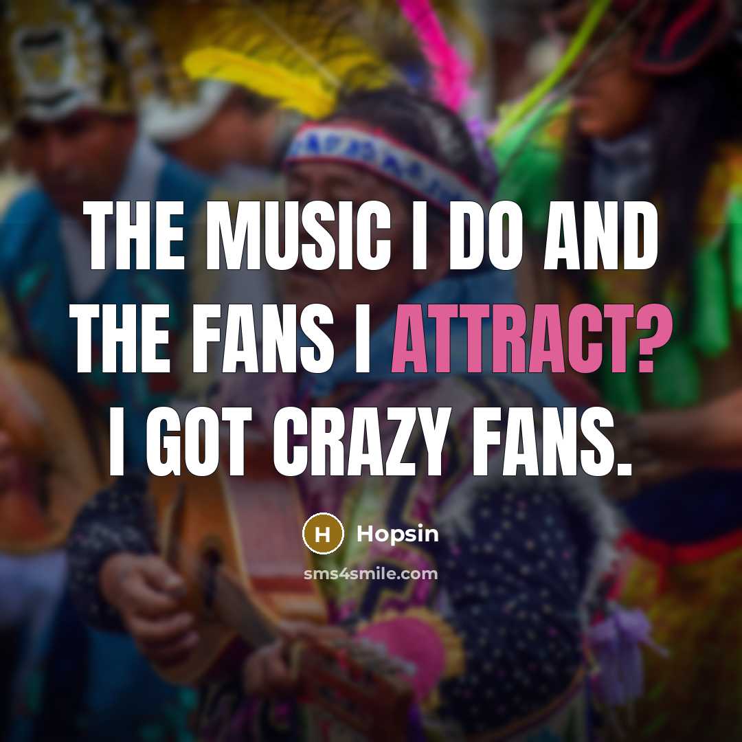 “The music I do and the fans I attract? I…” quote by Hopsin
