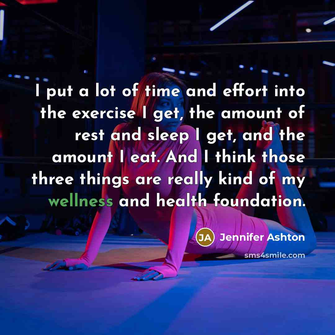 “I put a lot of time and effort into the…” quote by Jennifer Ashton