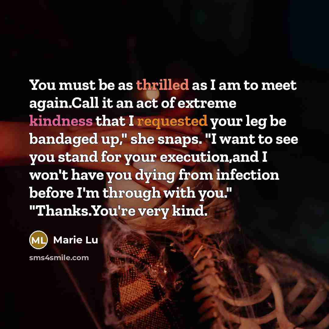 “You must be as thrilled as I am to meet…” quote by Marie Lu