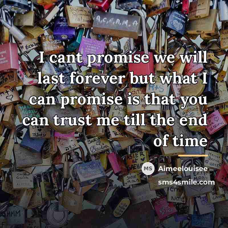 “I cant promise we will last forever but what I…” quote by Aimeelouisee