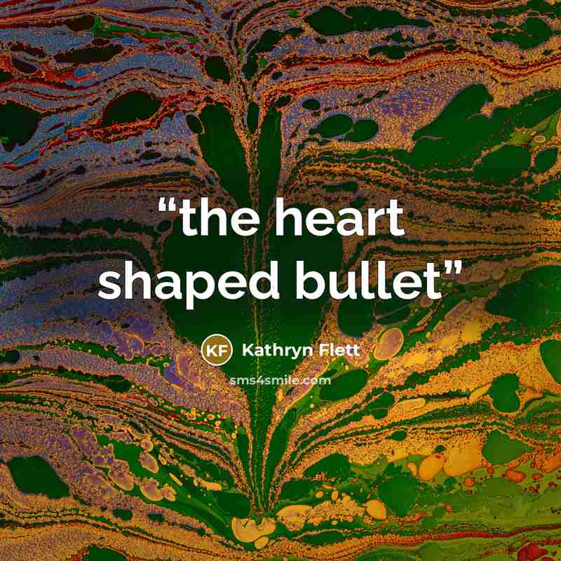 “the heart shaped bullet” quote by Kathryn Flett