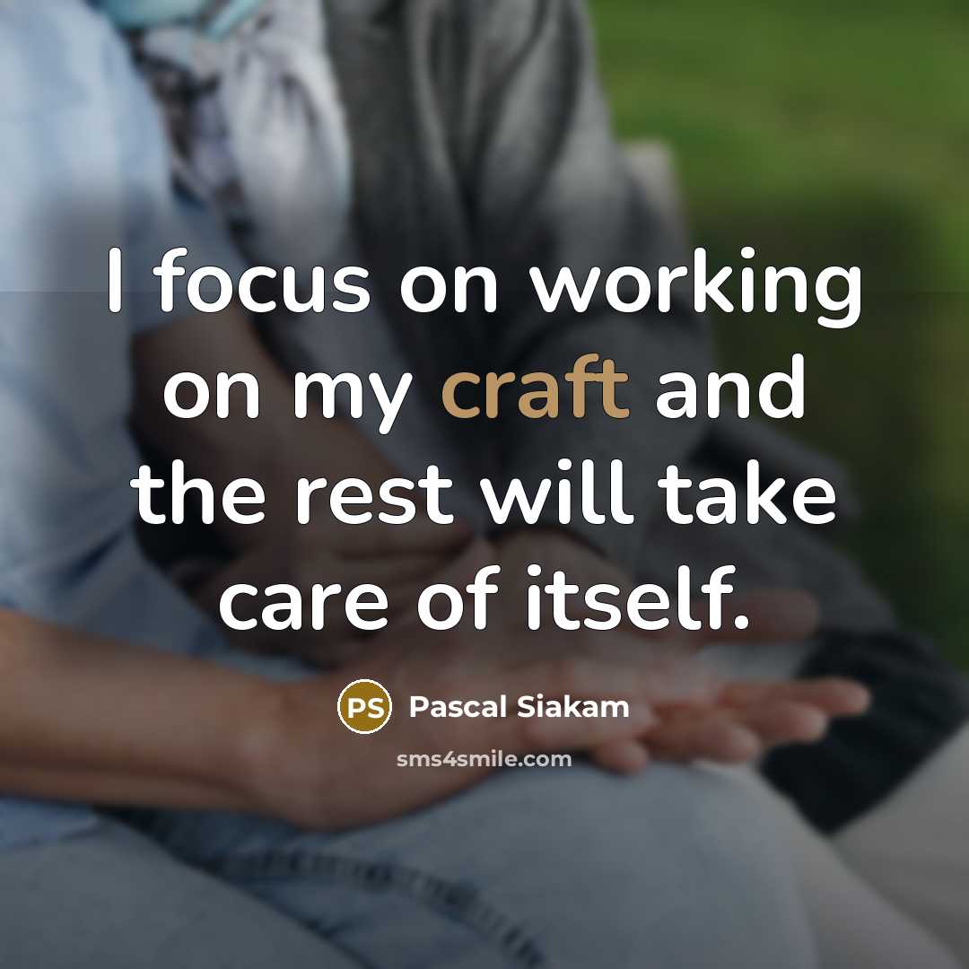 “I focus on working on my craft and the rest…” quote by Pascal Siakam
