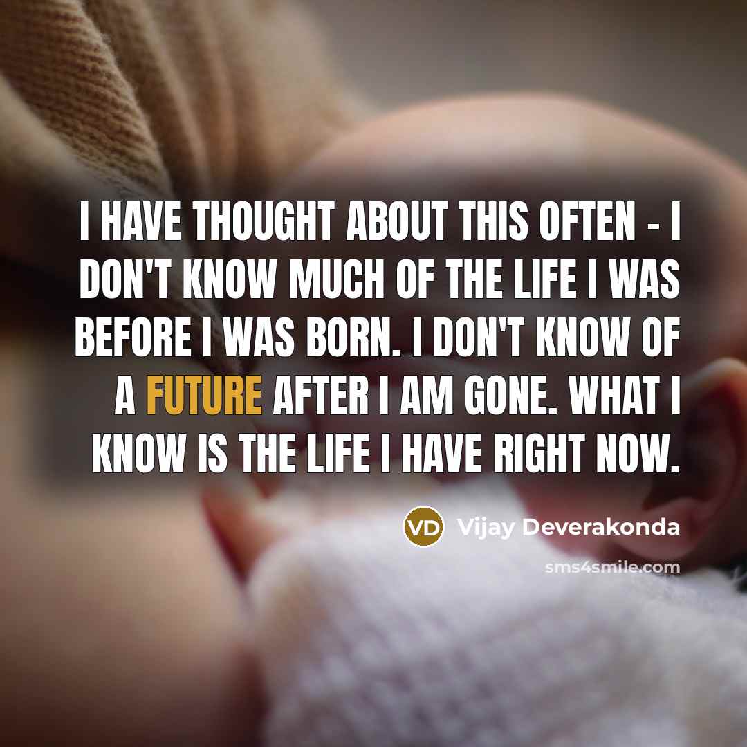 “I have thought about this often - I don't know…” quote by Vijay Deverakonda