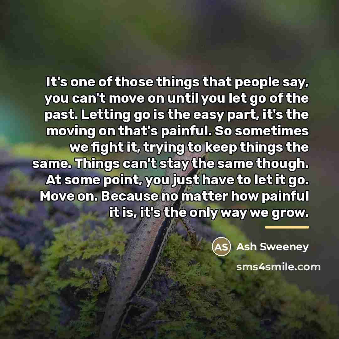 “It's one of those things that people say, you can't…” quote by Ash Sweeney