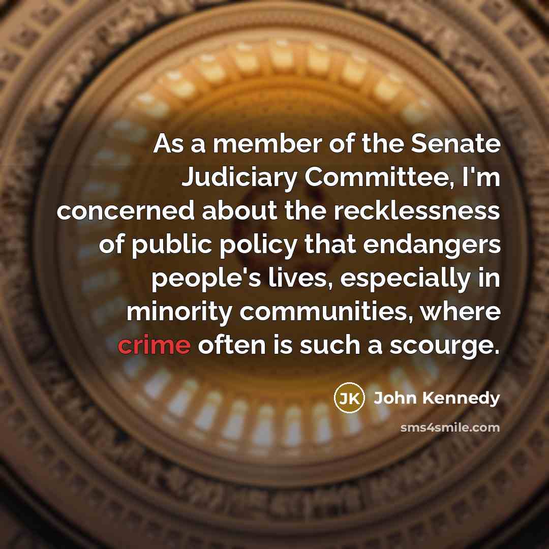 “As a member of the Senate Judiciary Committee, I'm concerned…” quote by John Kennedy