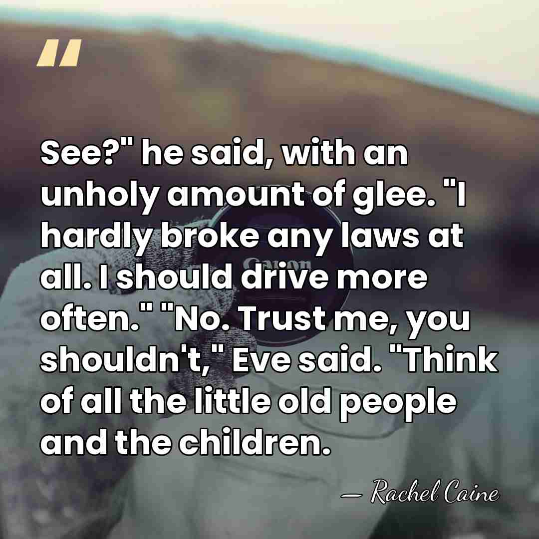 See?" he said, with an unholy amount of glee. "I hardly broke&hellip; - Rachel Caine