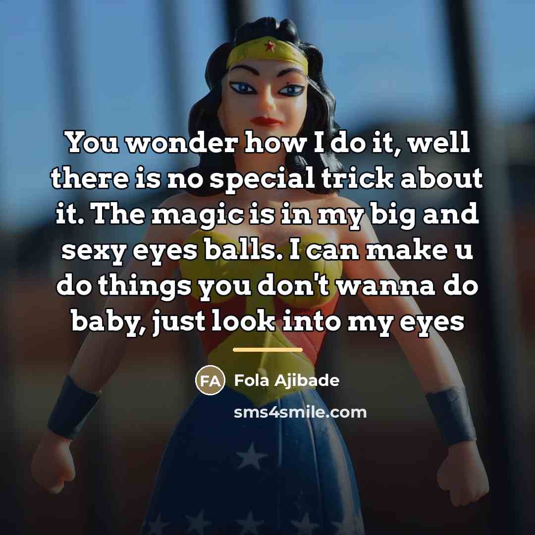 “You wonder how I do it, well there is no…” quote by Fola Ajibade