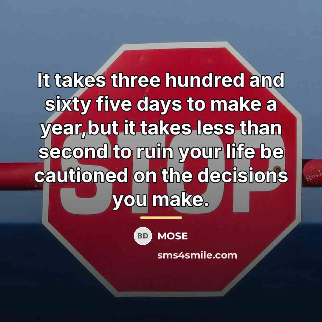 “It takes three hundred and sixty five days to make…” quote by MOSE