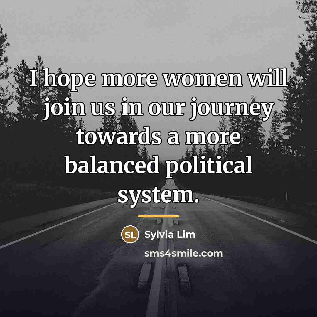 “I hope more women will join us in our journey…” quote by Sylvia Lim