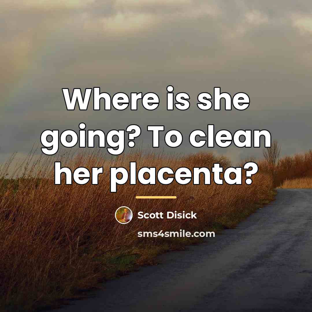 “Where is she going? To clean her placenta?…” quote by Scott Disick