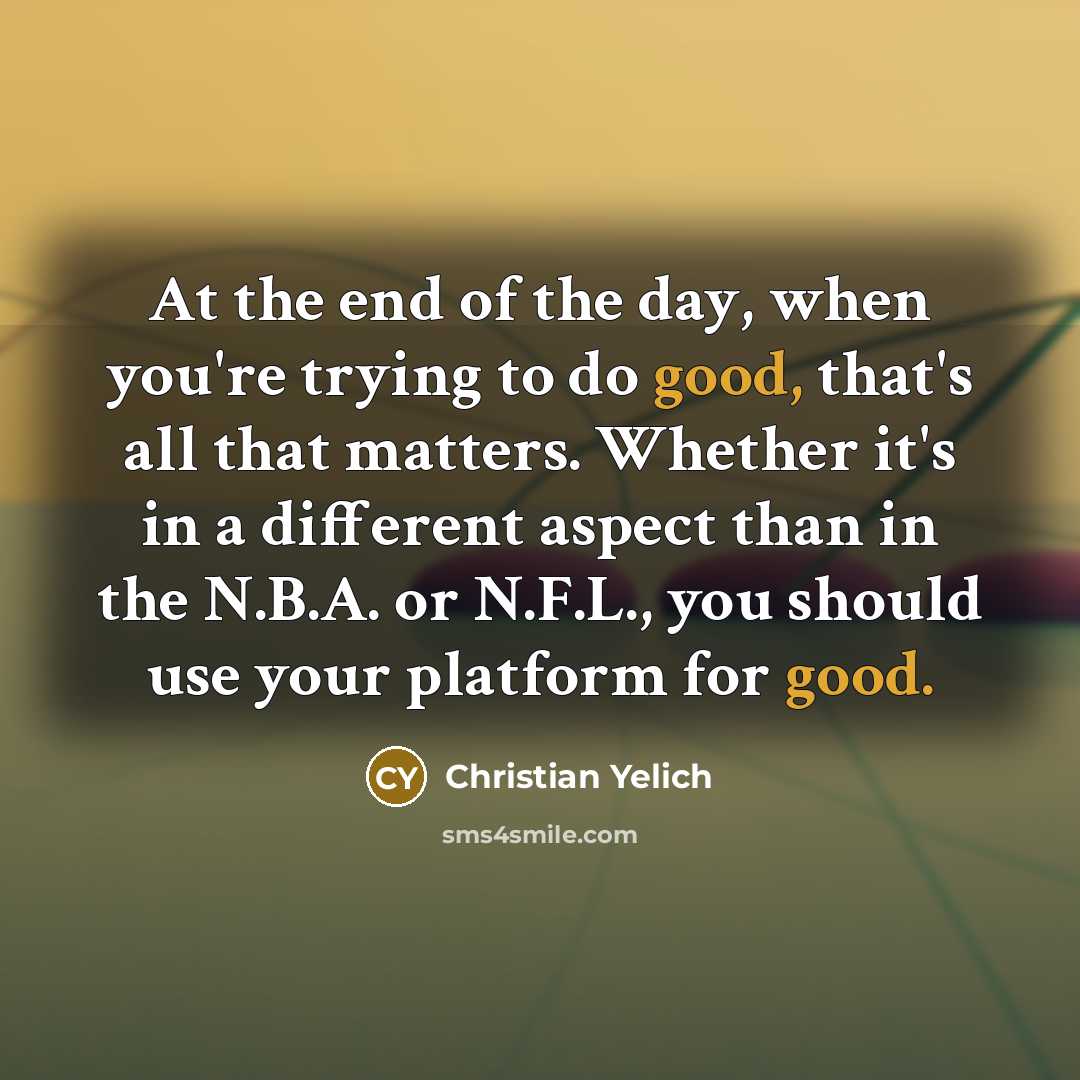 “At the end of the day, when you're trying to…” quote by Christian Yelich