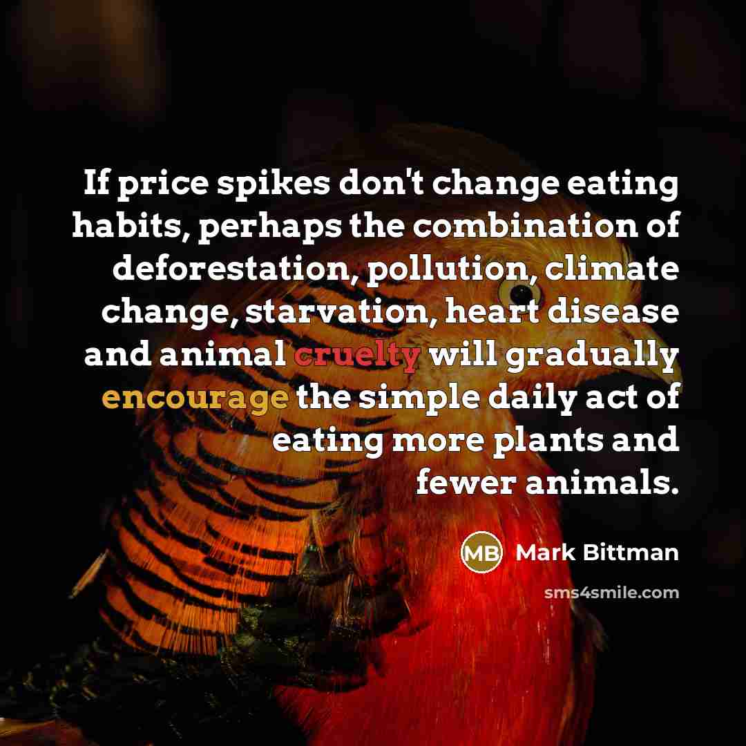 “If price spikes don't change eating habits, perhaps the combination…” quote by Mark Bittman