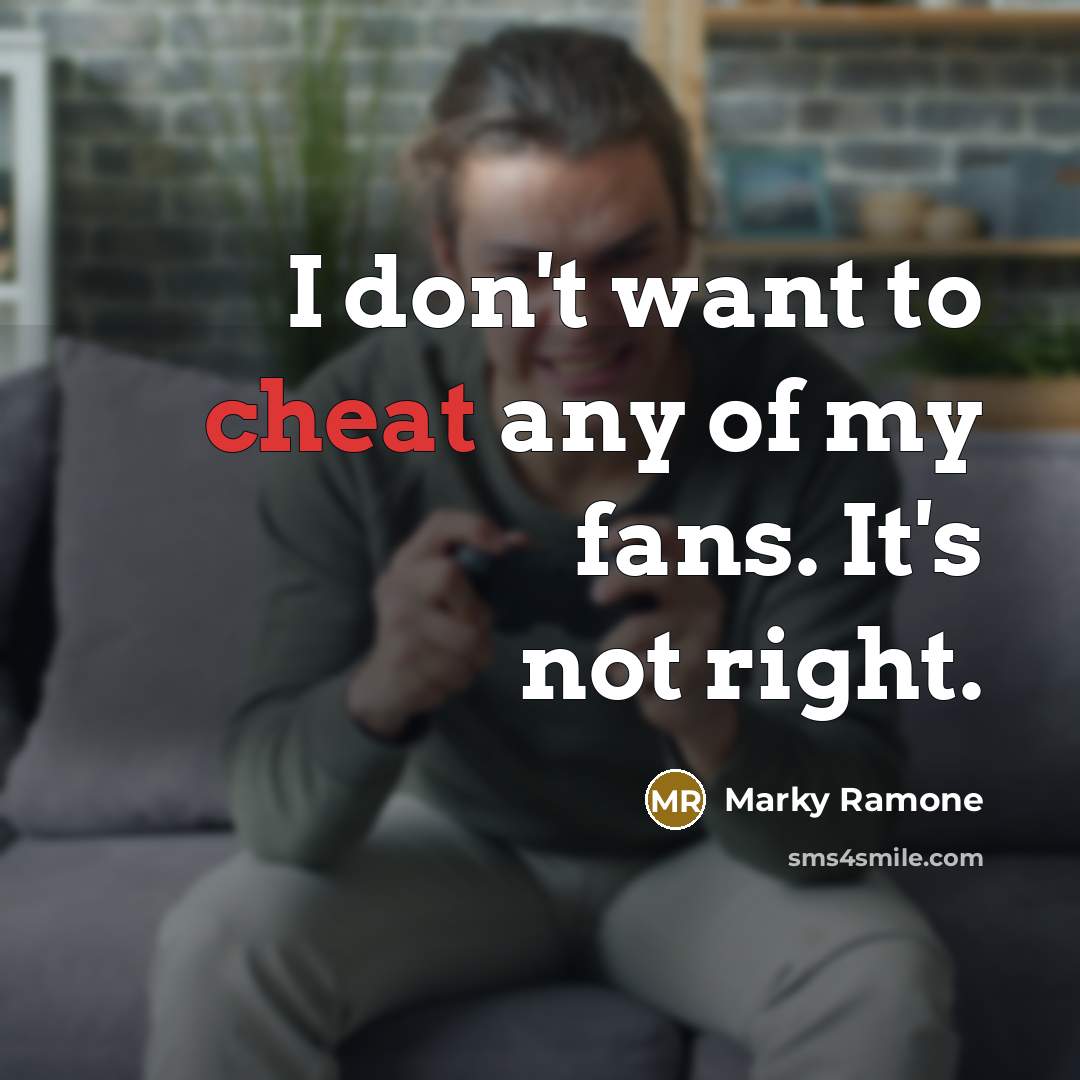 “I don't want to cheat any of my fans. It's…” quote by Marky Ramone