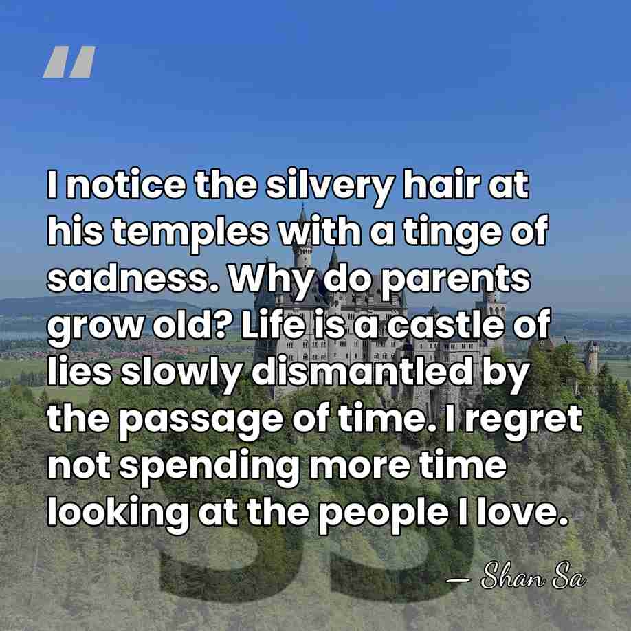 I notice the silvery hair at his temples with a tinge of&hellip; - Shan Sa