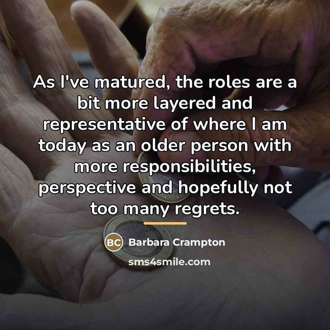 “As I've matured, the roles are a bit more layered…” quote by Barbara Crampton