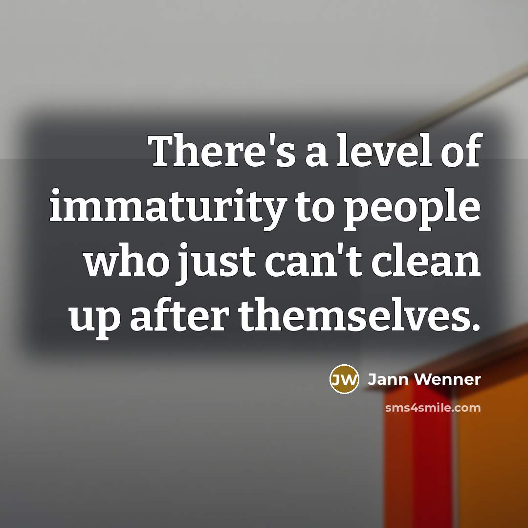 “There's a level of immaturity to people who just can't…” quote by Jann Wenner