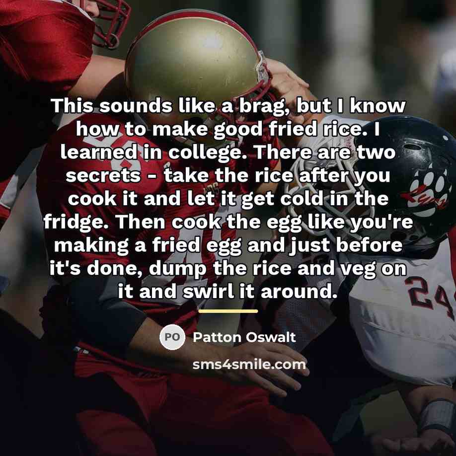 “This sounds like a brag, but I know how to…” quote by Patton Oswalt