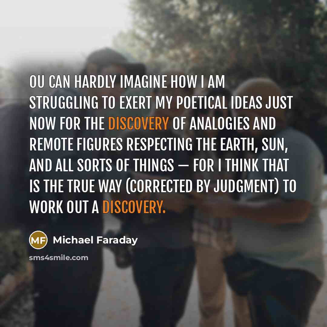 “ou can hardly imagine how I am struggling to exert…” quote by Michael Faraday