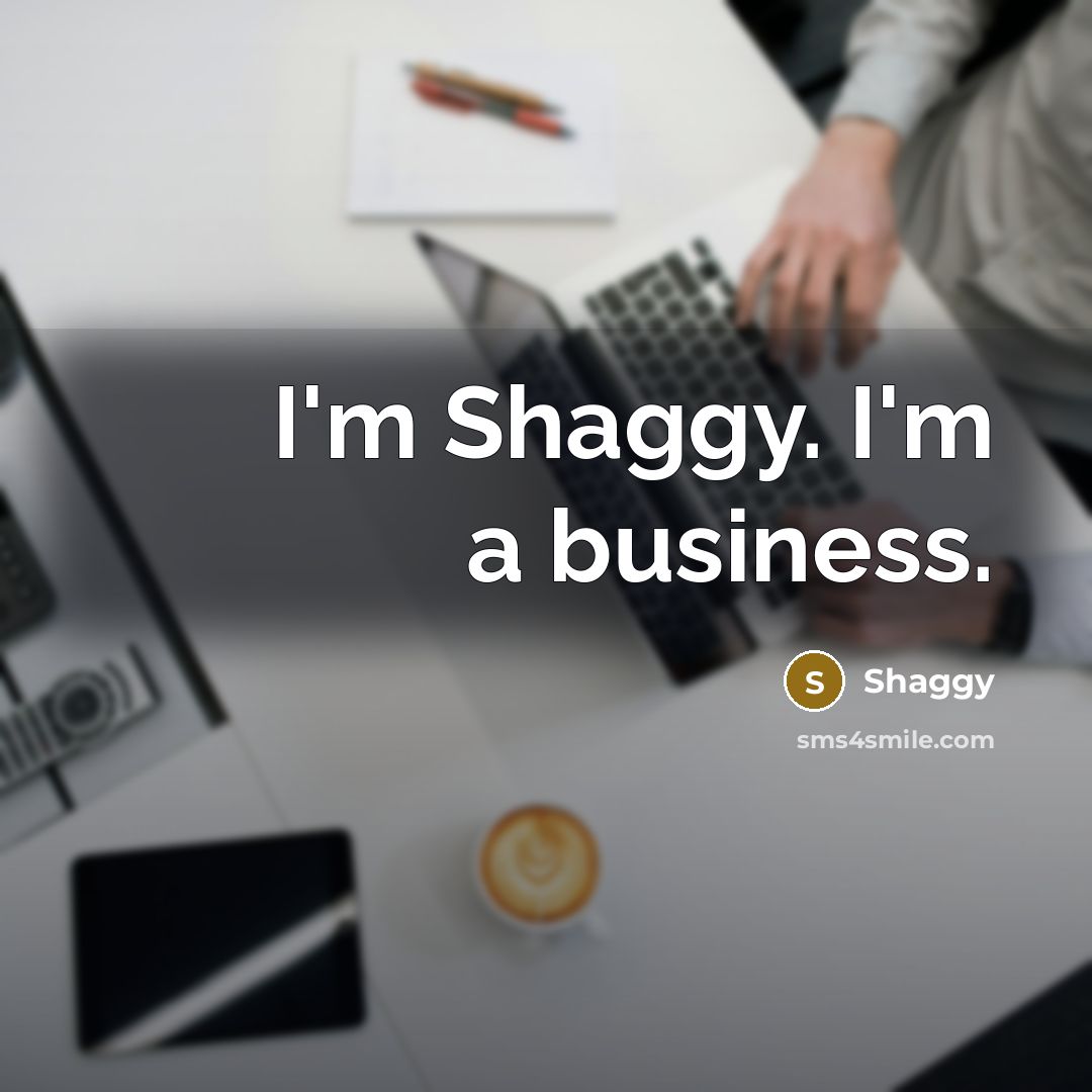 “I'm Shaggy. I'm a business.…” quote by Shaggy