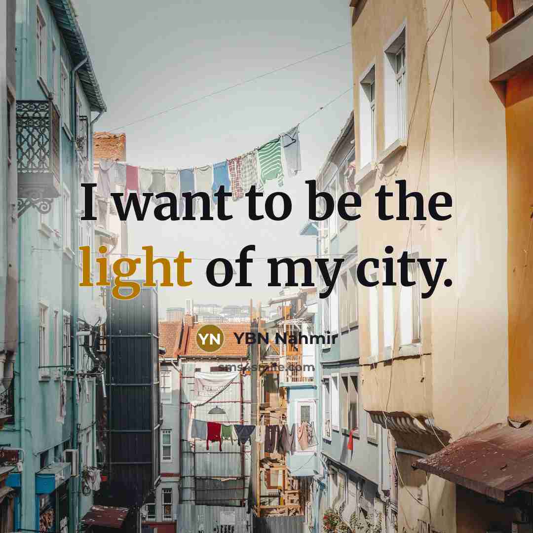 “I want to be the light of my city.…” quote by YBN Nahmir