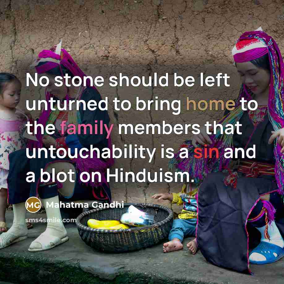 “No stone should be left unturned to bring home to…” quote by Mahatma Gandhi