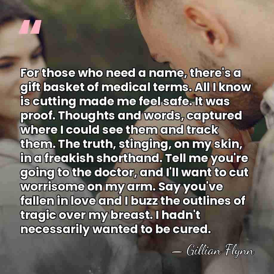 For those who need a name, there's a gift basket of medical&hellip; - Gillian Flynn