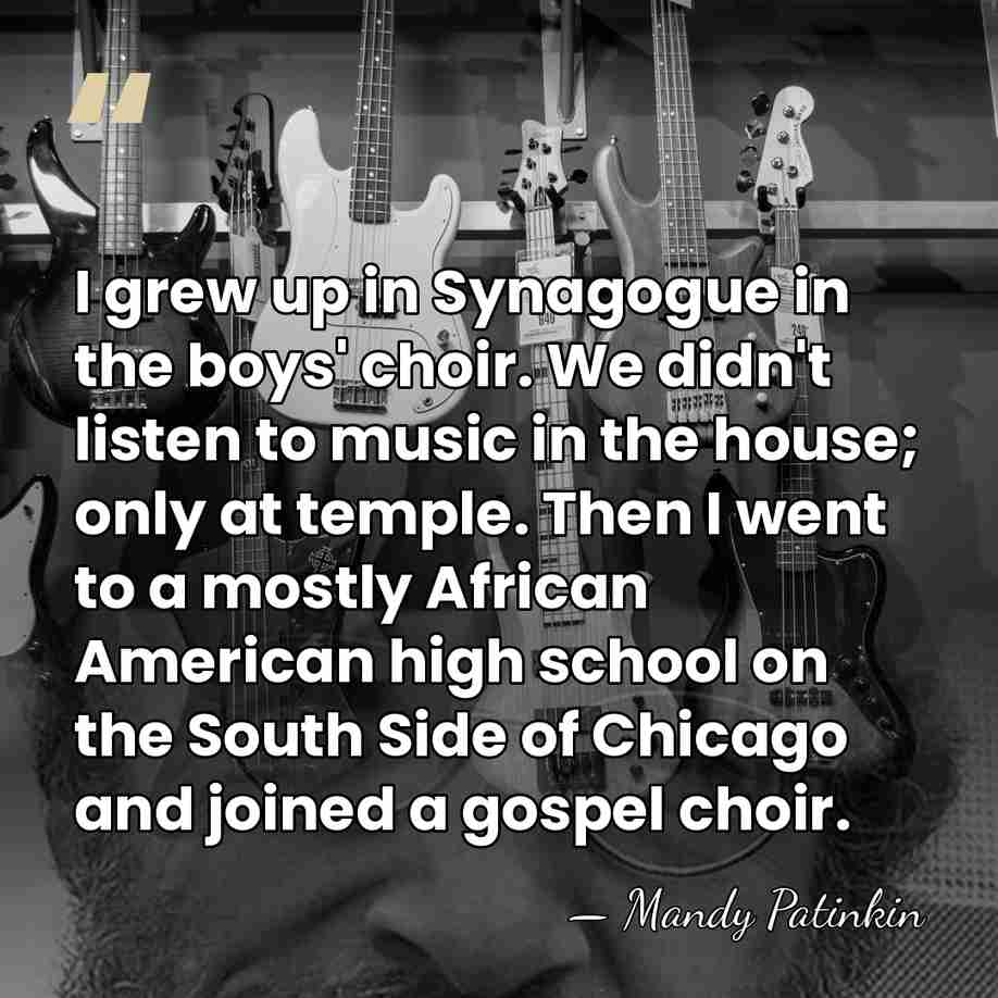 I grew up in Synagogue in the boys' choir. We didn't listen&hellip; - Mandy Patinkin
