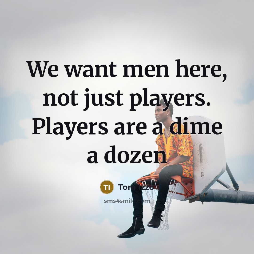 “We want men here, not just players. Players are a…” quote by Tom Izzo