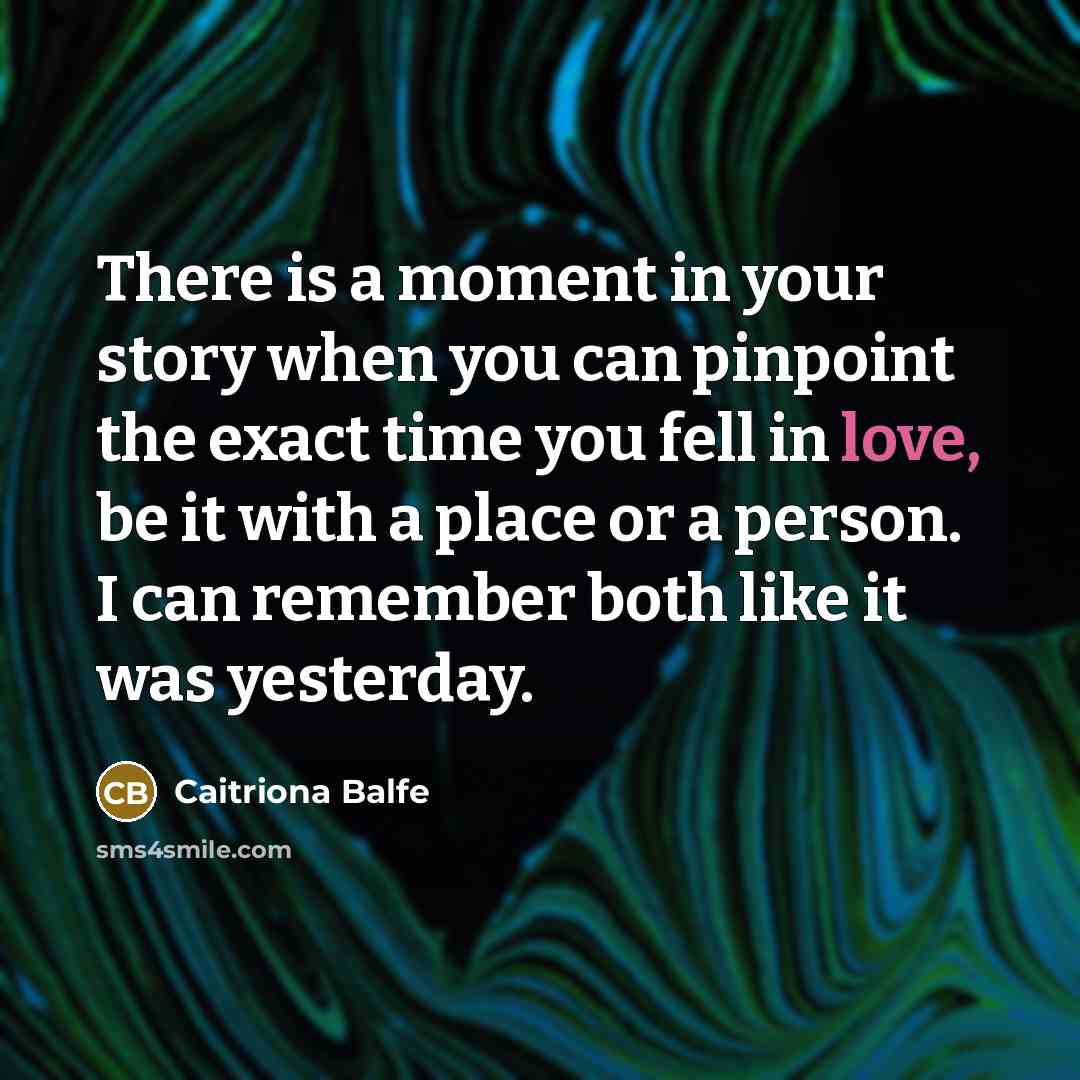 “There is a moment in your story when you can…” quote by Caitriona Balfe