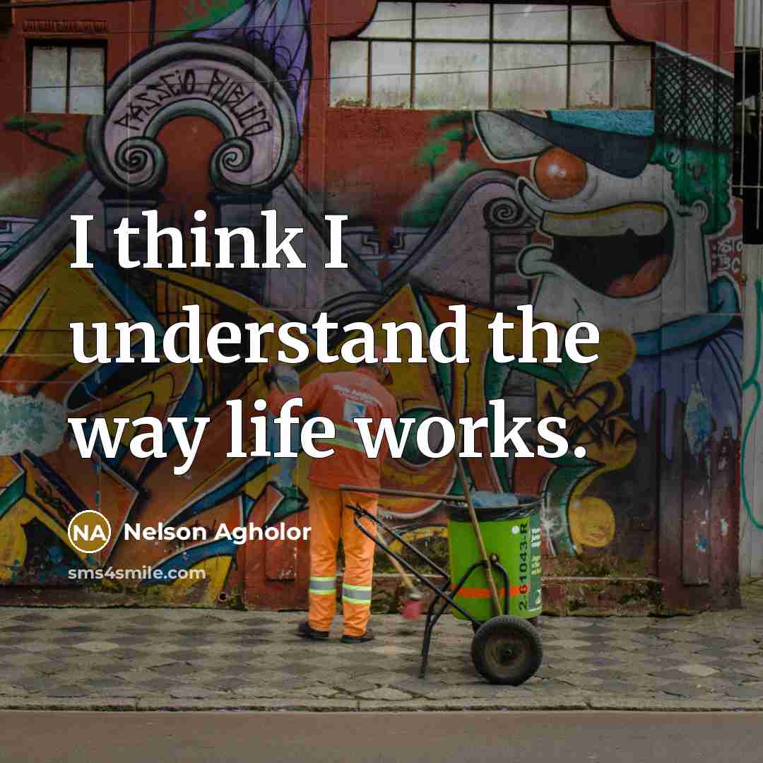 “I think I understand the way life works.…” quote by Nelson Agholor