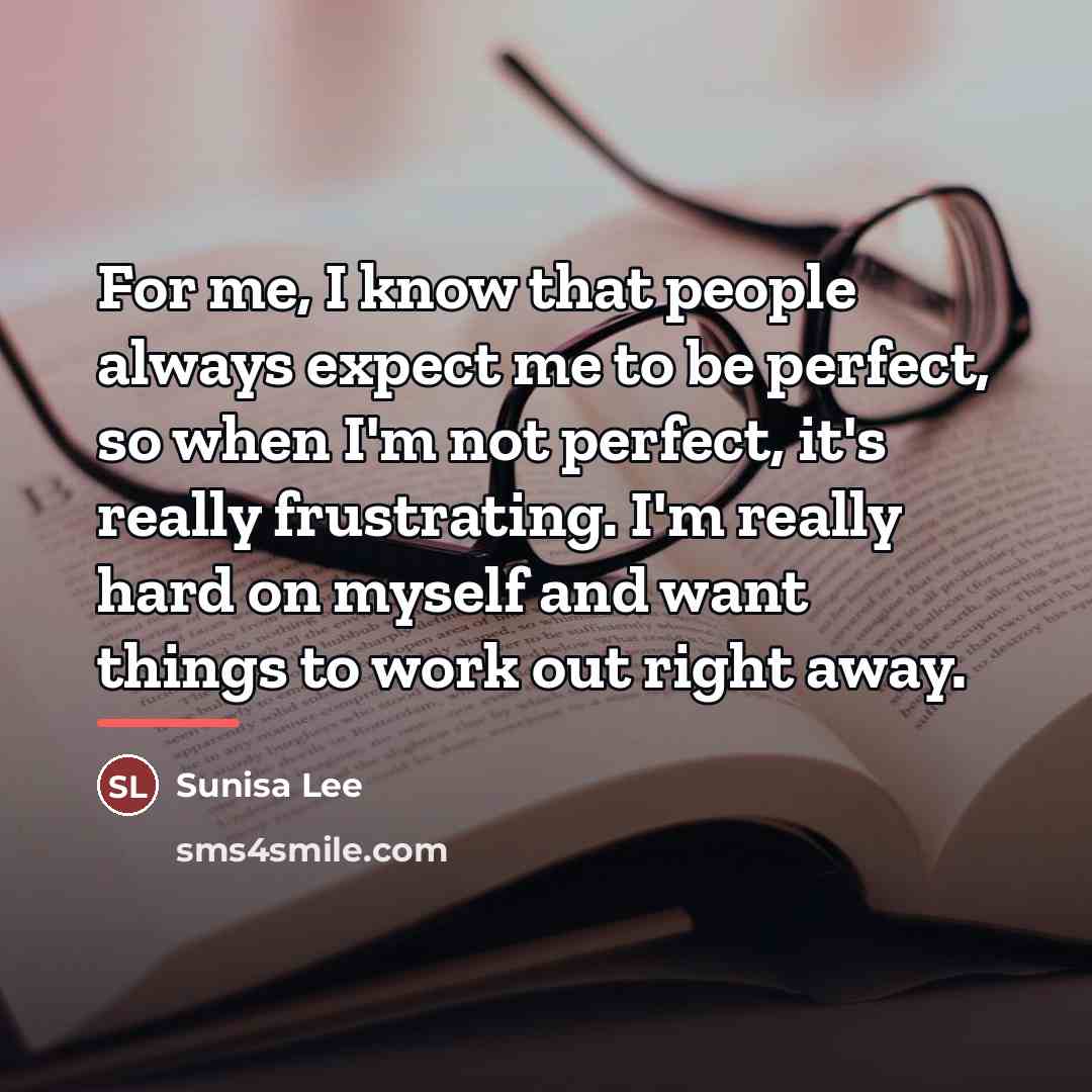 “For me, I know that people always expect me to…” quote by Sunisa Lee