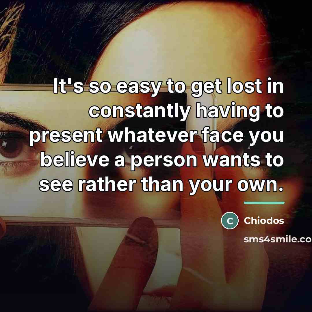 “It's so easy to get lost in constantly having to…” quote by Chiodos