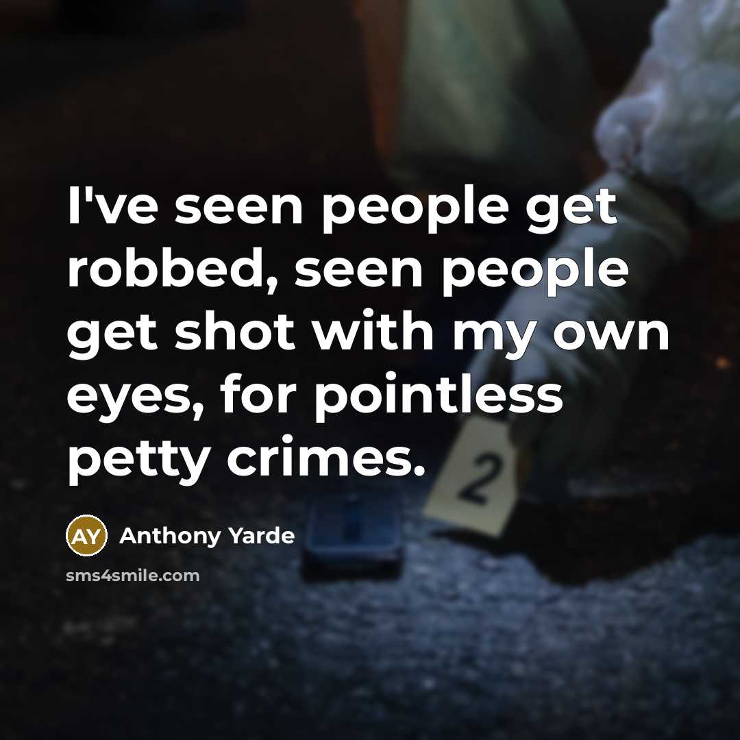 “I've seen people get robbed, seen people get shot with…” quote by Anthony Yarde