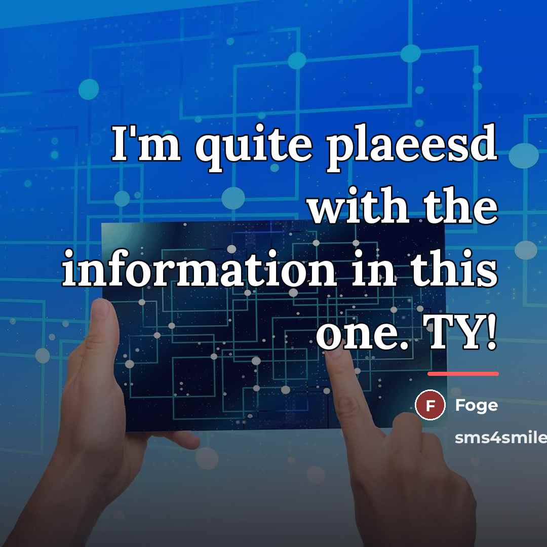 “I'm quite plaeesd with the information in this one. TY!…” quote by Foge
