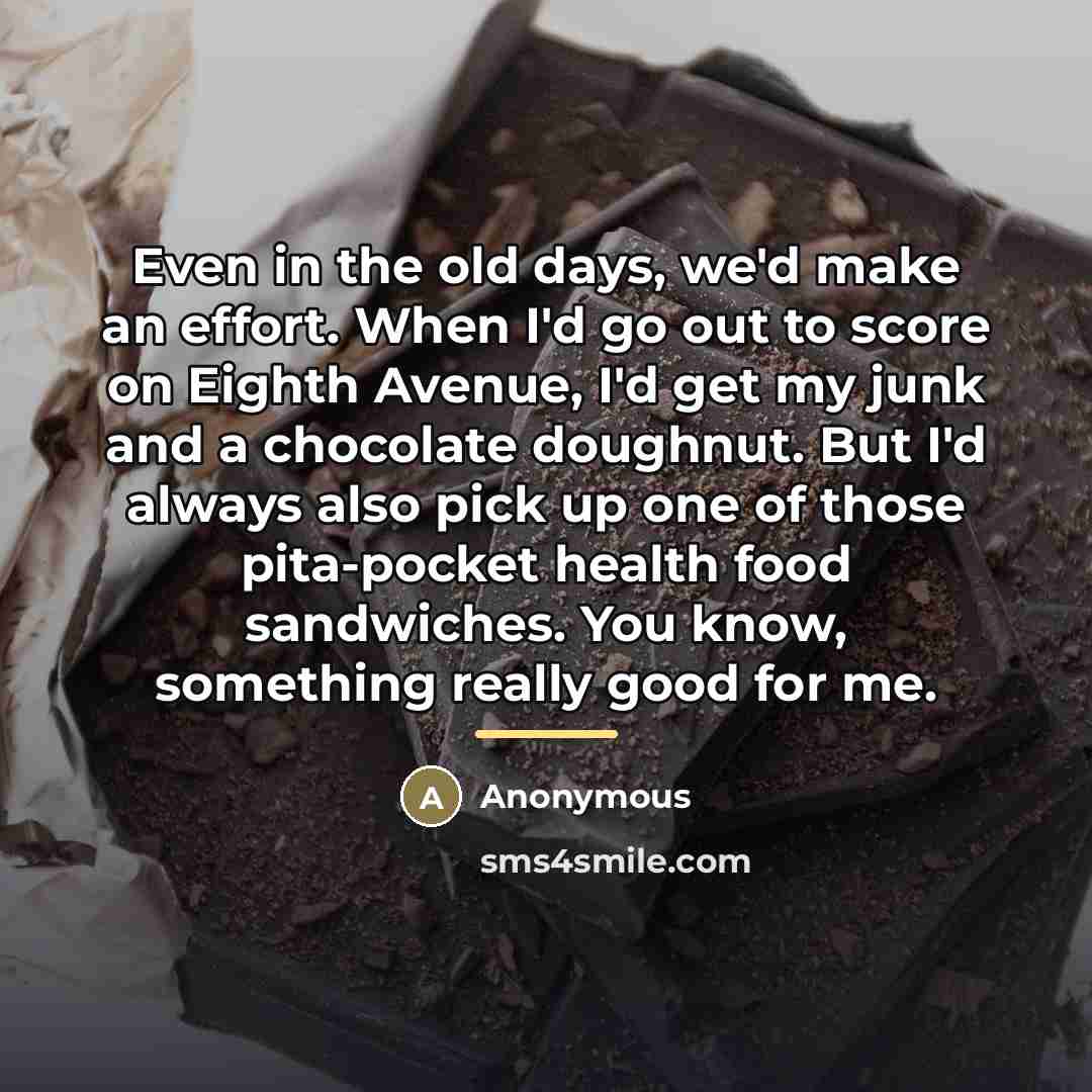 “Even in the old days, we'd make an effort. When…” quote by Anonymous
