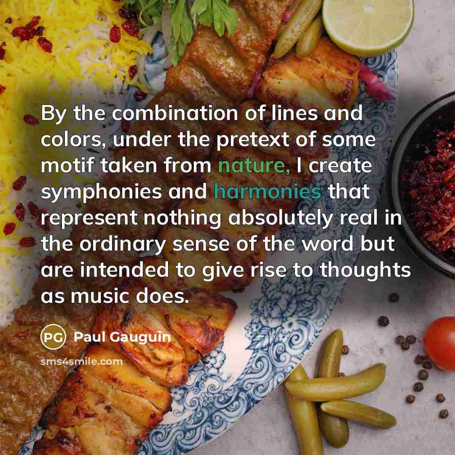 “By the combination of lines and colors, under the pretext…” quote by Paul Gauguin