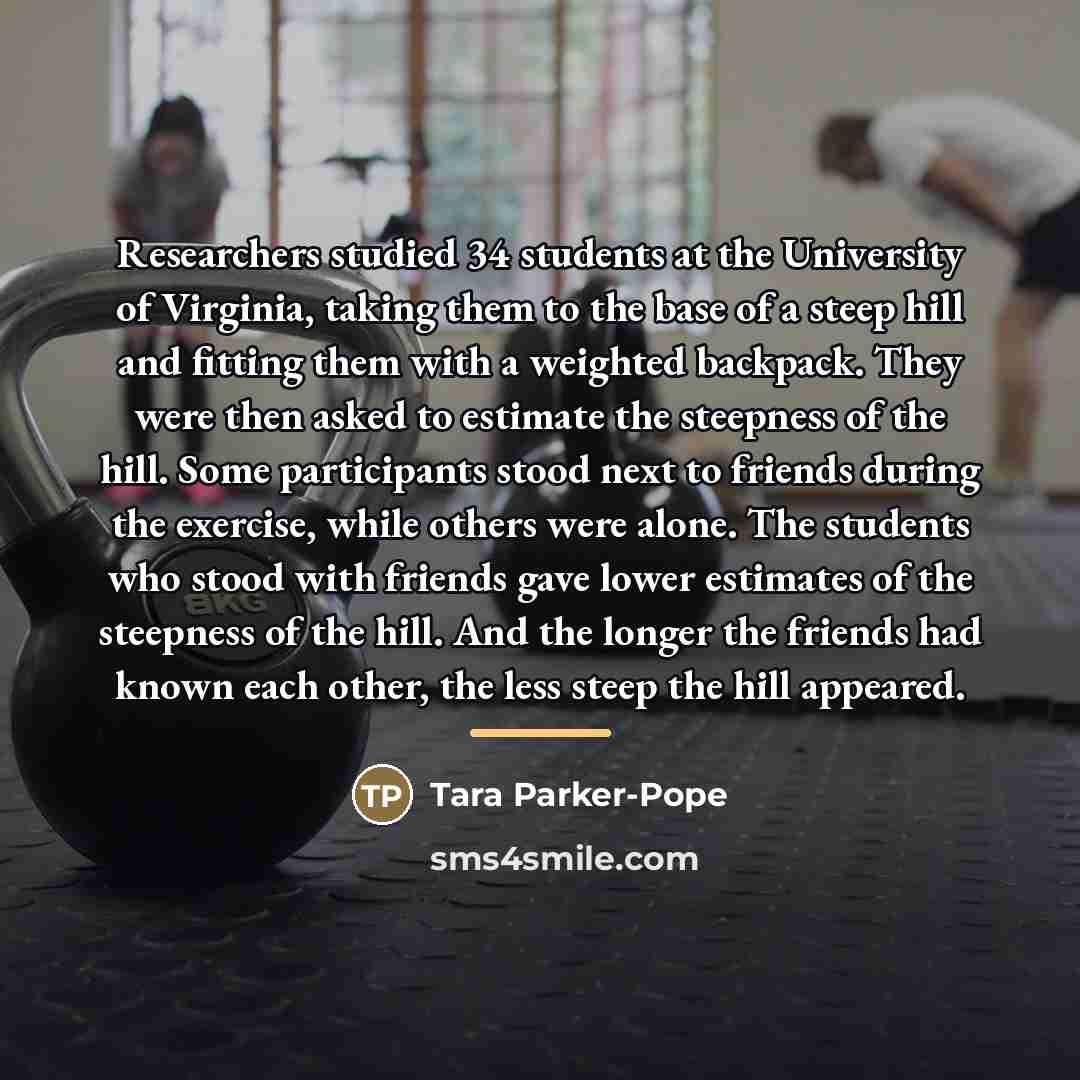“Researchers studied 34 students at the University of Virginia, taking…” quote by Tara Parker-Pope