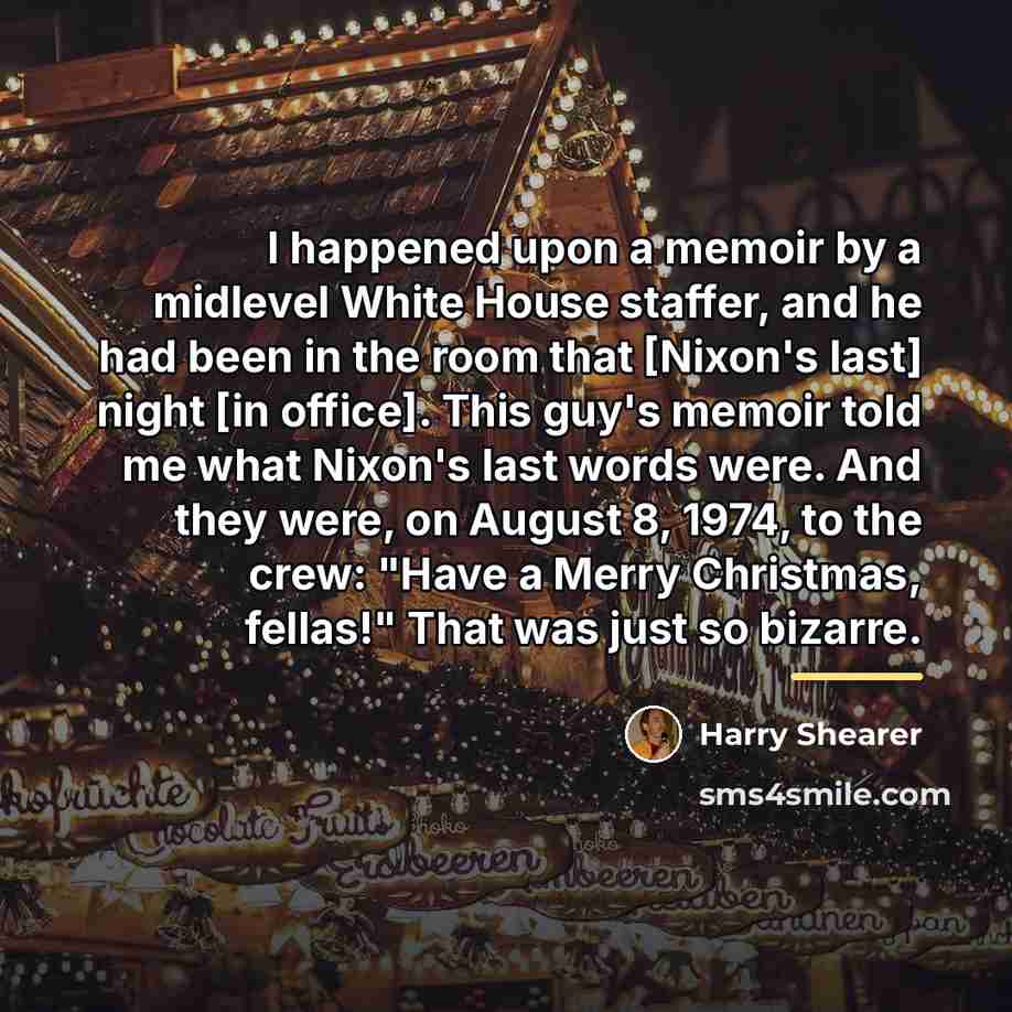 “I happened upon a memoir by a midlevel White House…” quote by Harry Shearer
