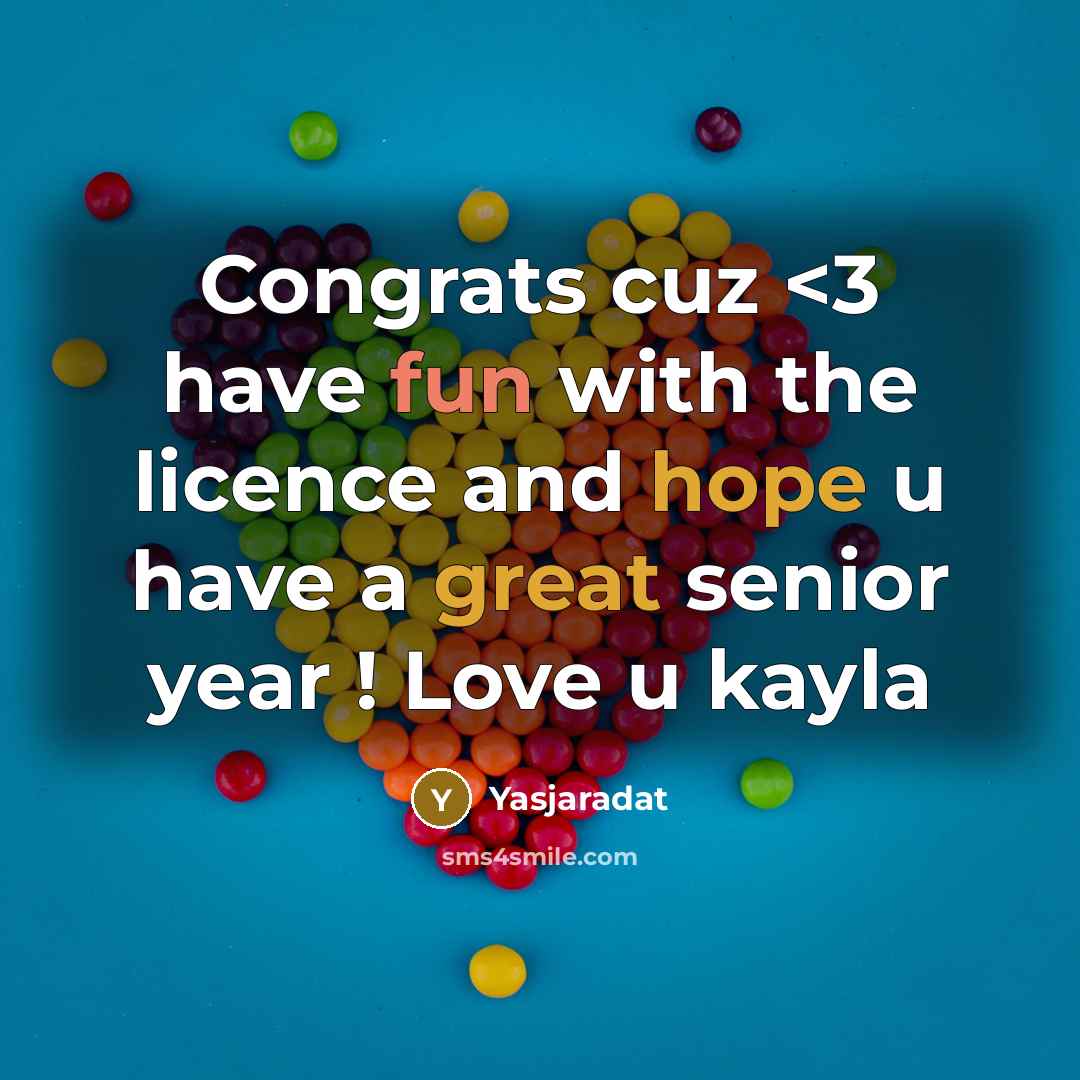 “Congrats cuz” quote by Yasjaradat