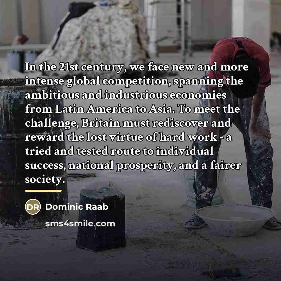 “In the 21st century, we face new and more intense…” quote by Dominic Raab