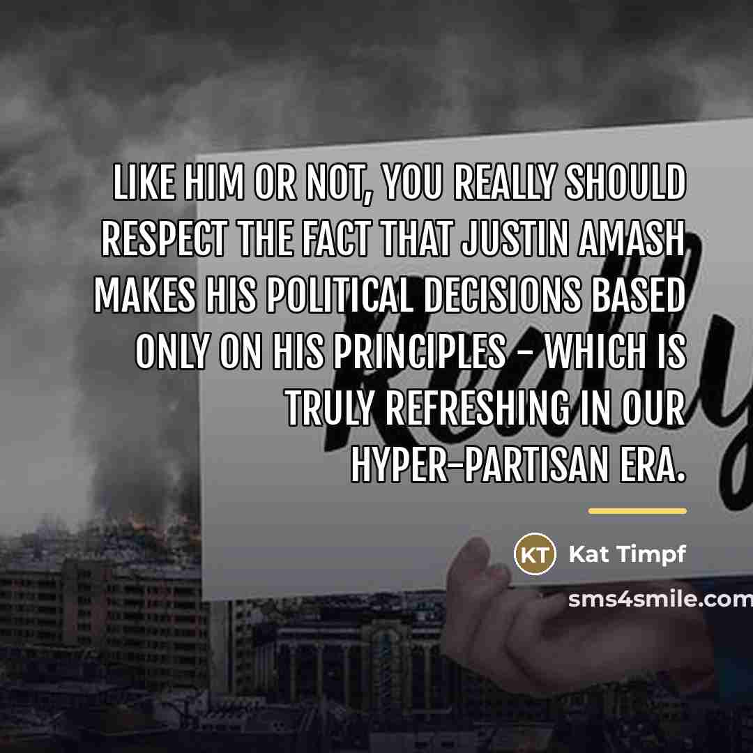 “Like him or not, you really should respect the fact…” quote by Kat Timpf